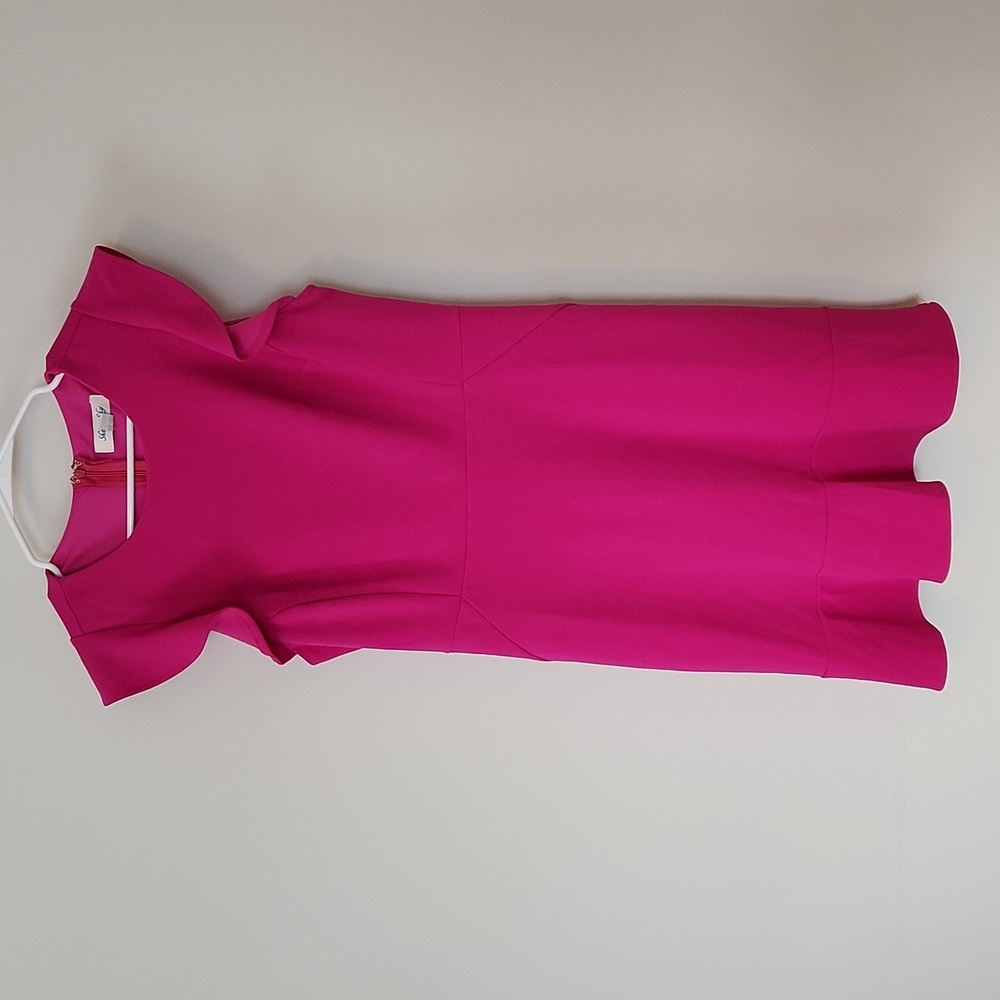 Hot pink dress
